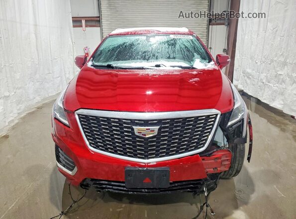 1GYKNDR4XMZ234309 2021 CADILLAC XT5 Red Front view
