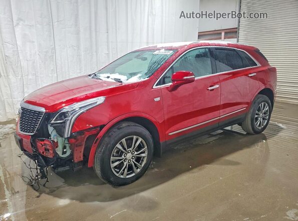 1GYKNDR4XMZ234309 2021 CADILLAC XT5 Red Front left