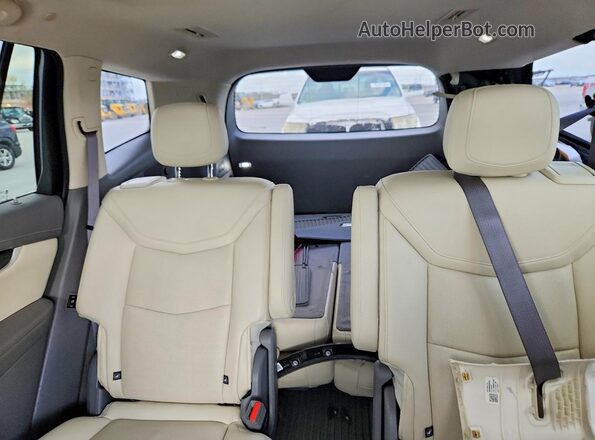 1GYKPCRS0MZ221863 2021 CADILLAC OTHER Blue Vista de los asientos traseros
