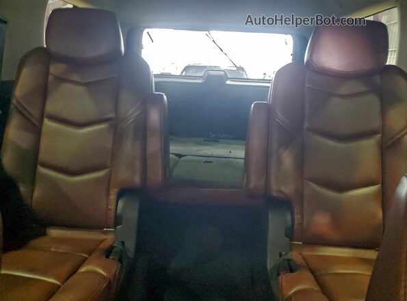 1GYS3BKJ2GR411319 2016 CADILLAC ESCALADE Бордовый Вид задних сидений