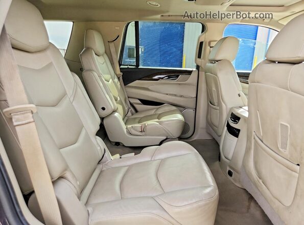 1GYS3CKJ1JR379475 2018 CADILLAC ESCALADE Угольный Вид задней части салона