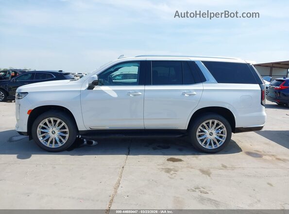 1GYS4BKL6PR503774 2023 CADILLAC ESCALADE White 360 interior view