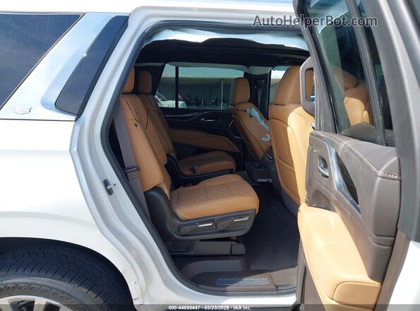 1GYS4BKL6PR503774 2023 CADILLAC ESCALADE White VIN sticker view