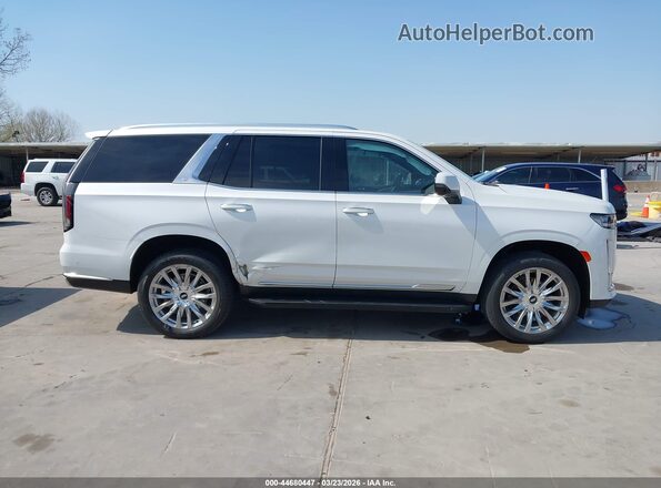 1GYS4BKL6PR503774 2023 CADILLAC ESCALADE White Rear interior view