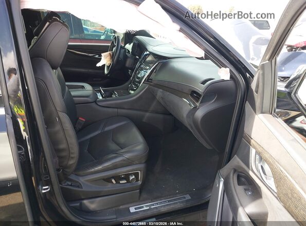 1GYS4DKJ7GR368587 2016 CADILLAC ESCALADE Black Widok wnętrza z przodu