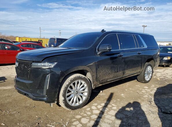 1GYS4JKL9PR169475 2023 CADILLAC ESCALADE Black Vista tres cuartos delantera izquierda
