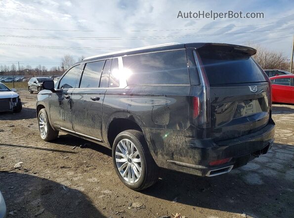 1GYS4JKL9PR169475 2023 CADILLAC ESCALADE Black Trasero izquierdo