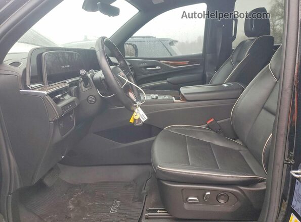 1GYS4KKL2NR268917 2022 CADILLAC ESCALADE Black Vista interior delantera