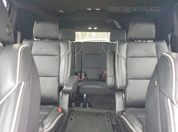 1GYS4KKL2NR268917 2022 CADILLAC ESCALADE Black Vista de los asientos traseros