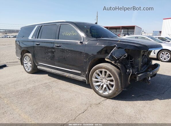 1GYS4KKL4PR420599 2023 CADILLAC ESCALADE Черный Передняя правая четверть