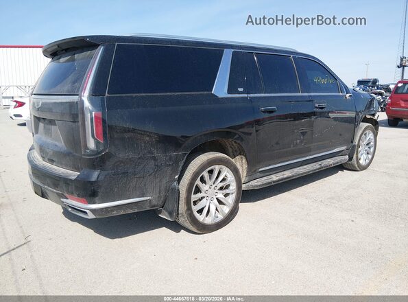 1GYS4KKL4PR420599 2023 CADILLAC ESCALADE Черный Задняя правая четверть