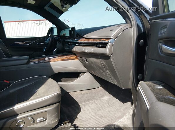 1GYS4KKL4PR420599 2023 CADILLAC ESCALADE Черный Вид салона спереди