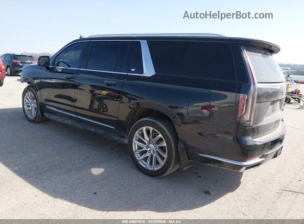 1GYS4KKL4PR420599 2023 CADILLAC ESCALADE Черный Задняя левая четверть