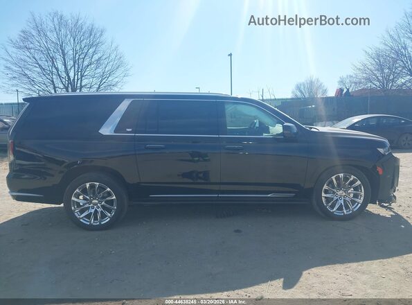 1GYS4LKL5PR243213 2023 CADILLAC ESCALADE Черный Вид задней части салона