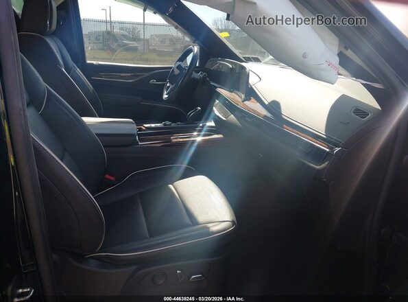 1GYS4LKL5PR243213 2023 CADILLAC ESCALADE Черный Вид салона спереди