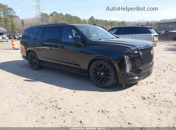 1GYS9PRL1SR382777 2025 CADILLAC ESCALADE Черный Передняя правая четверть