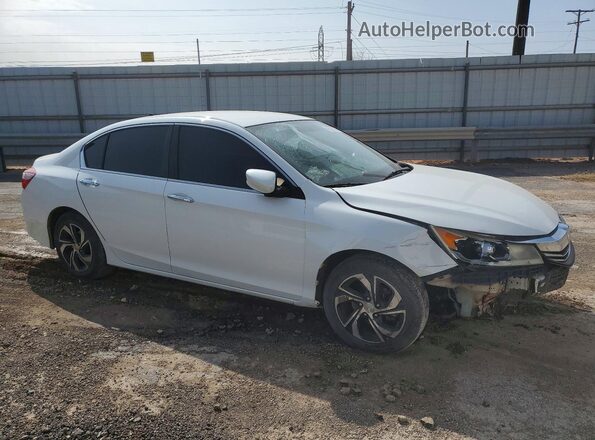 1HGCR2F30GA108348 2016 HONDA ACCORD Белый Передняя правая четверть