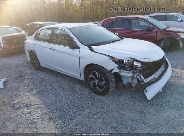 1HGCR2F34GA093157 2016 HONDA ACCORD Белый Передняя правая четверть