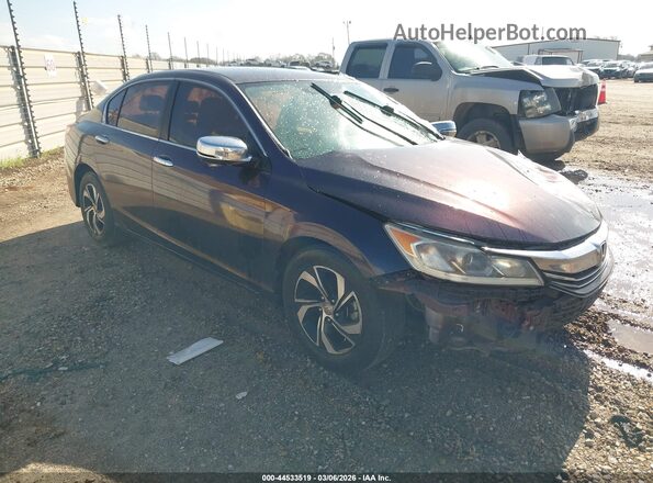 1HGCR2F36GA243463 2016 HONDA ACCORD Фиолетовый Передняя правая четверть