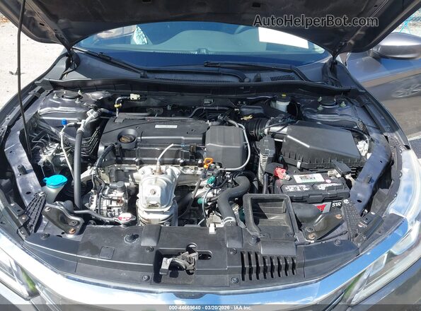 1HGCR2F37HA195084 2017 HONDA ACCORD Серый Вид сзади