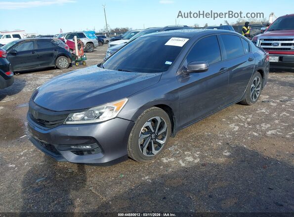 1HGCR2F70HA138809 2017 HONDA ACCORD Черный Передняя левая четверть