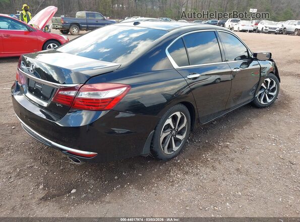 1HGCR3F84GA003667 2016 HONDA ACCORD Черный Задняя правая четверть