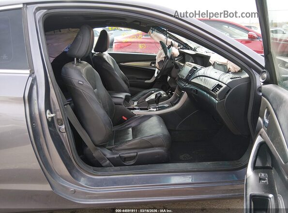 1HGCT1B82GA002383 2016 HONDA ACCORD Серый Вид салона спереди