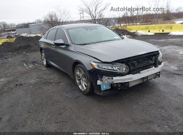 1HGCV1F11LA049891 2020 HONDA ACCORD Серый Передняя правая четверть