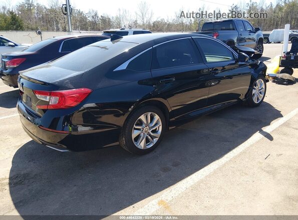 1HGCV1F14KA085475 2019 HONDA ACCORD Черный Задняя правая четверть