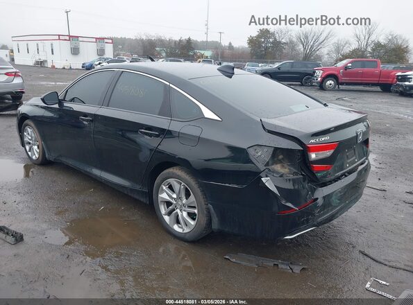 1HGCV1F14KA146100 2019 HONDA ACCORD Black Задня ліва чверть