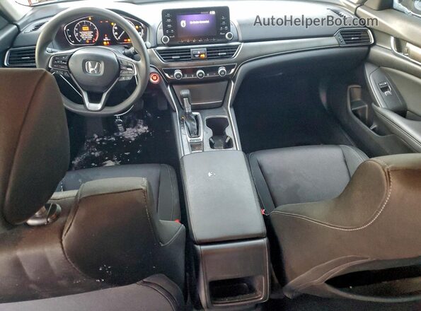 1HGCV1F14KA155864 2019 HONDA ACCORD Белый Вид панели приборов