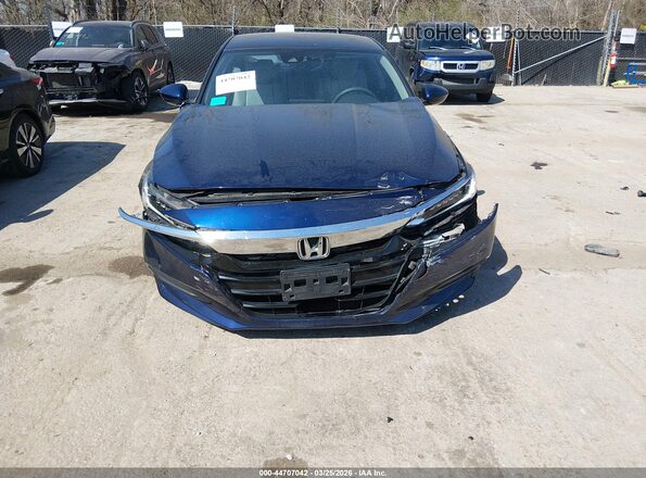 1HGCV1F14LA008171 2020 HONDA ACCORD Синий Вид спереди