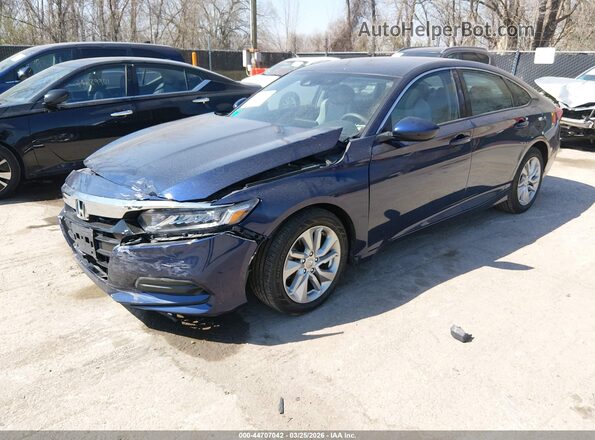 1HGCV1F14LA008171 2020 HONDA ACCORD Синий Передняя левая четверть