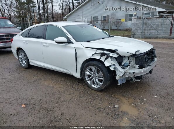 1HGCV1F16KA029330 2019 HONDA ACCORD White Delantero derecho