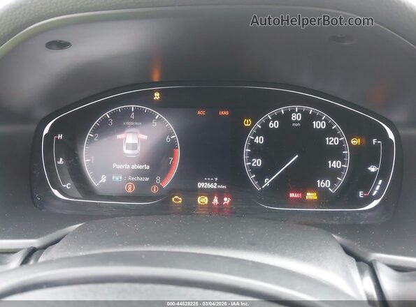 1HGCV1F16KA029330 2019 HONDA ACCORD White Vista de los asientos traseros