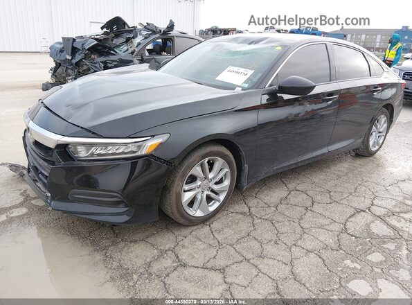 1HGCV1F16LA068064 2020 HONDA ACCORD Черный Передняя левая четверть