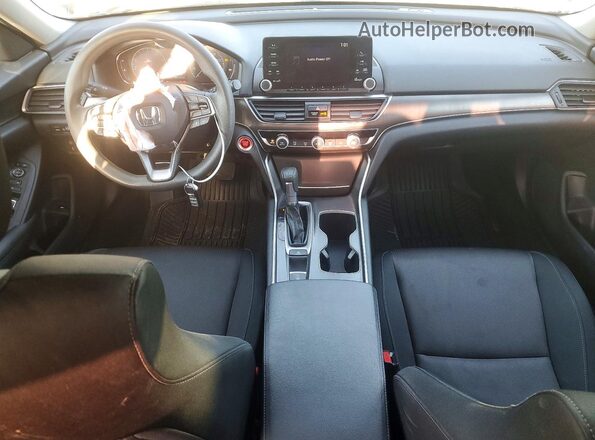 1HGCV1F17KA000192 2019 HONDA ACCORD Black წინა პანელის ხედი