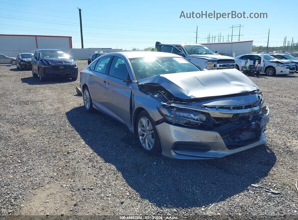 1HGCV1F18KA148366 2019 HONDA ACCORD Silver Przód prawy