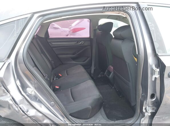 1HGCV1F1XKA082712 2019 HONDA ACCORD Gray Widok naklejki z numerem VIN