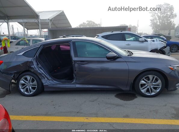 1HGCV1F1XKA082712 2019 HONDA ACCORD Gray Widok wnętrza 360 stopni