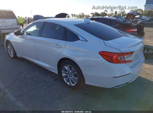 1HGCV1F1XKA165945 2019 HONDA ACCORD Белый Задняя левая четверть