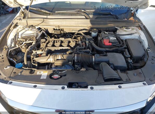 1HGCV1F1XKA165945 2019 HONDA ACCORD Белый Вид сзади