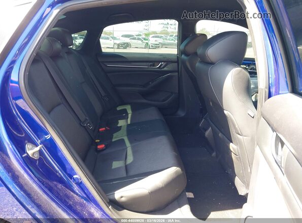 1HGCV1F30KA105691 2019 HONDA ACCORD Синий Вид наклейки с VIN-кодом