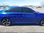 2019 Honda Accord Sport Синий vin: 1HGCV1F30KA105691