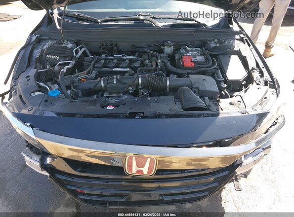 1HGCV1F31KA090716 2019 HONDA ACCORD Черный Вид сзади