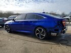 2019 Honda Accord Sport Синий vin: 1HGCV1F31KA099755