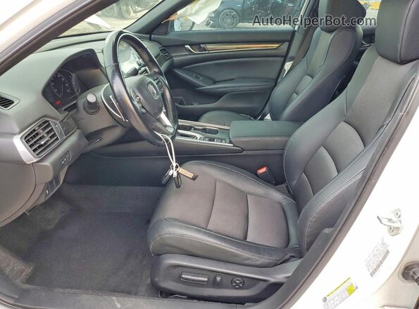 1HGCV1F32MA028504 2021 HONDA ACCORD Белый Вид салона спереди