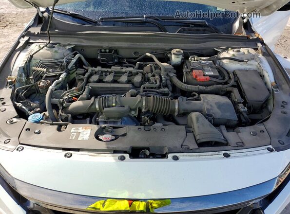 1HGCV1F32MA028504 2021 HONDA ACCORD Белый Вид задней части салона