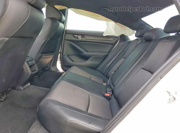 1HGCV1F32MA028504 2021 HONDA ACCORD Белый Вид задних сидений