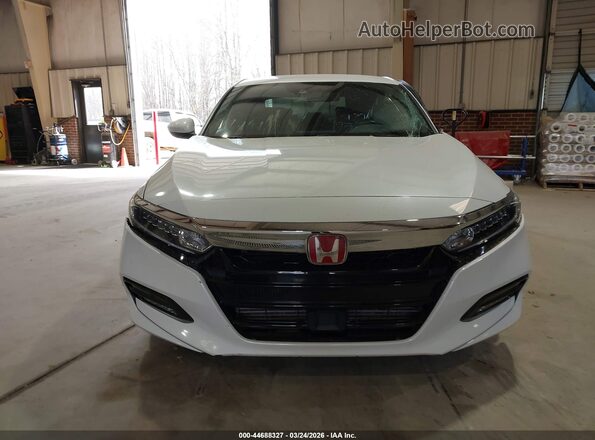 1HGCV1F33KA015337 2019 HONDA ACCORD White წინა პანელის ხედი